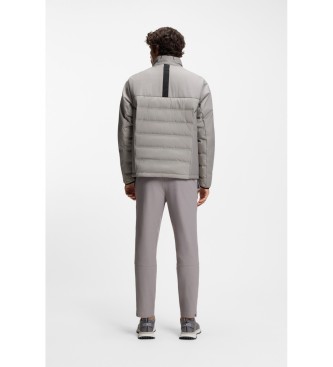 BOSS Vattenavvisande jacka med gr� dunfyllning