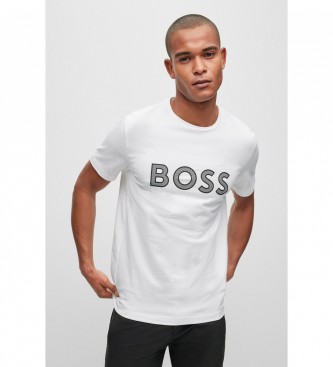BOSS Pack 2 T-shirts Logo blanc, noir