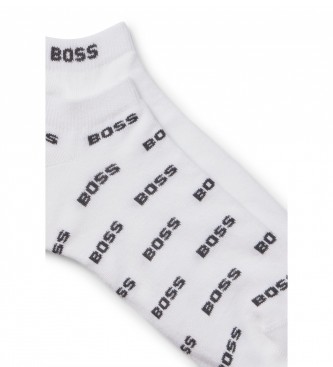 BOSS Pack 2 pairs of white Allover Socks