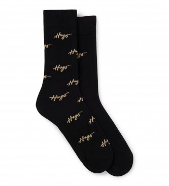 HUGO Set 2 paar sokken cadeauset zwart