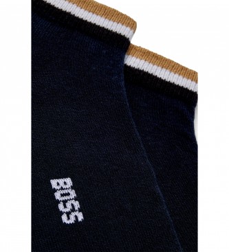 BOSS Confezione da 2 paia di calze Navy Uni