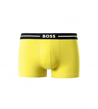 BOSS Pack 3 Boxers Verde, amarelo, preto