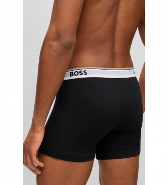 BOSS Pack 3 Bxers Elsticos Logo verde, negro, marino