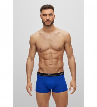 BOSS Pack 3 Boxers Essential black, white, blue