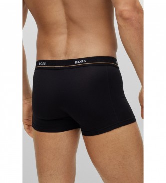 BOSS Pack 3 Boxers Essential black, white, blue