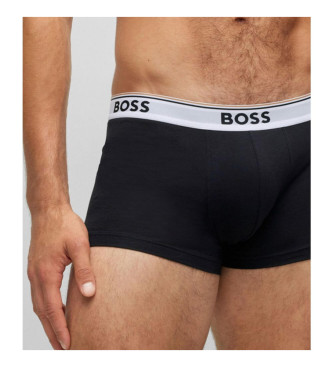 BOSS Pack 3 Boxers Logo zwart