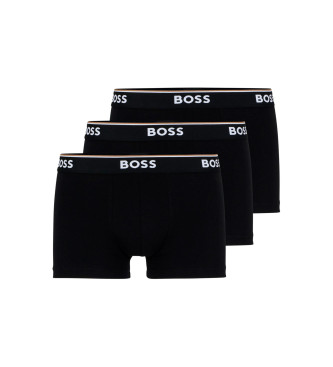 BOSS Confezione da 3 boxer moderni neri
