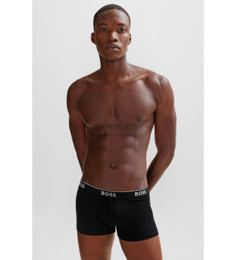 BOSS 3er Pack Boxershorts Power Desig grn, schwarz