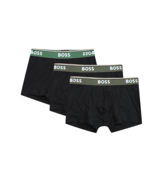 BOSS Pack 3 Boxers Power preto