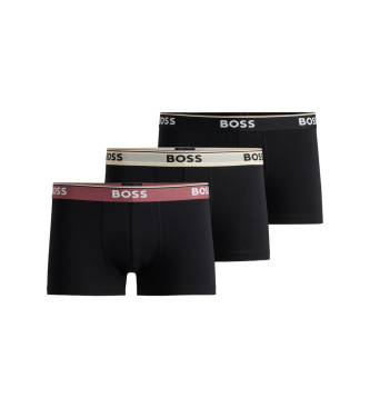 BOSS Confezione da 3 boxer Power neri