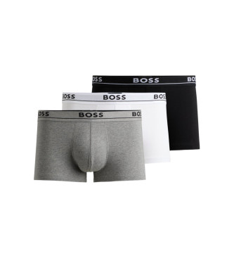 BOSS 3er Pack Spirit Boxershorts schwarz, wei, grau