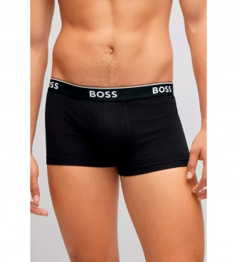 BOSS 3 paketi črnih boksarskih hlač Troncal