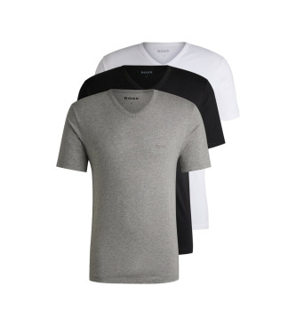 BOSS Pack 3 T-shirts Classic white, black, grey