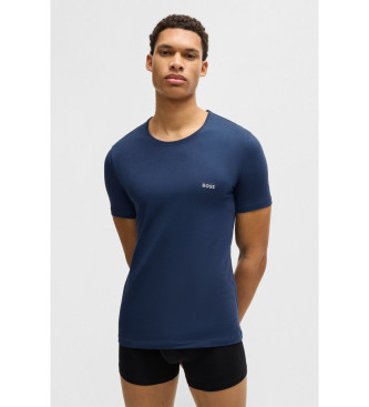 BOSS 3er-Pack Classic-T-Shirts navy, schwarz