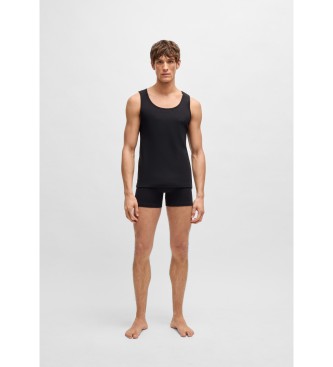 BOSS Pack 3 T-Shirts brod�s du logo noir