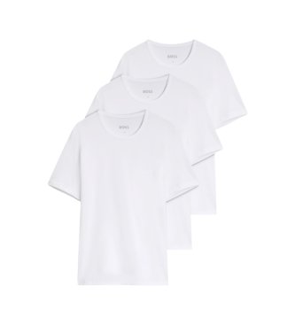 BOSS Set van 3 RN 3P Classic witte T-shirts