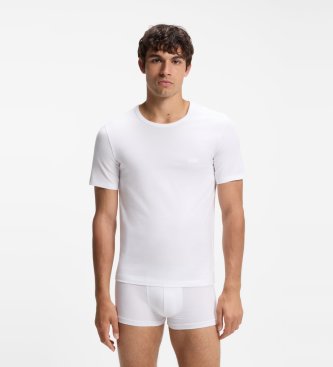 BOSS Set van 3 RN 3P Classic witte T-shirts