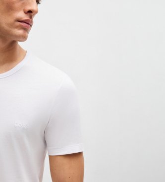 BOSS Set van 3 RN 3P Classic witte T-shirts