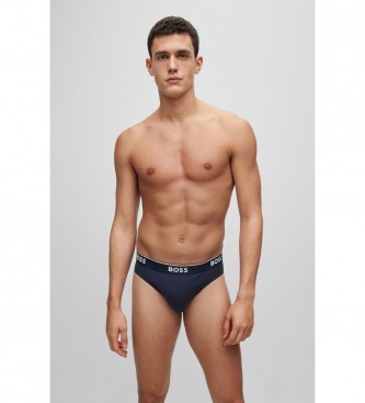 BOSS 3-pack Power Briefs Blue, Navy, Grey