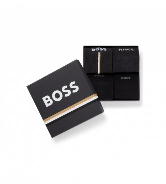 BOSS Pack 4 Pair of Gift Iconic Socks grey, black