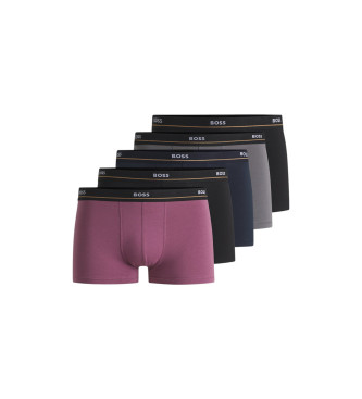 BOSS Set 5 Boxers Essential veelkleurig