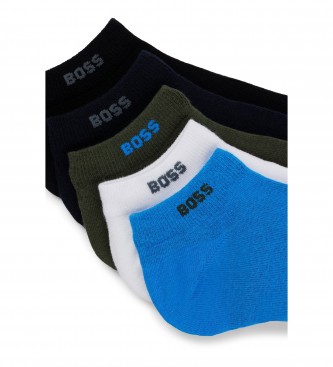 BOSS Pack 5 Pairs of multicoloured ankle socks