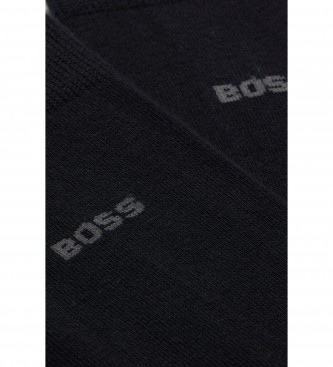 BOSS Pack 5 Pares de Calcetines Uni negro
