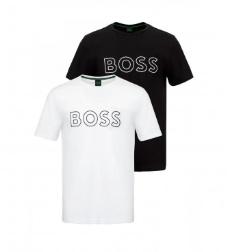 BOSS Confezione da 2 magliette bianche e nere