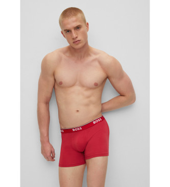 BOSS Pakke med 3 logo boksershorts sort, blå, rød