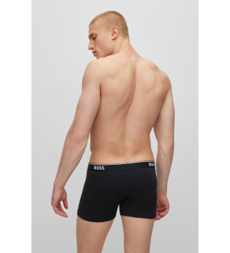 BOSS Pakke med 3 logo boksershorts sort, blå, rød