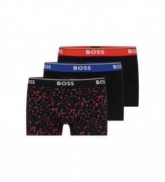 BOSS Pack de 3 boxers negro