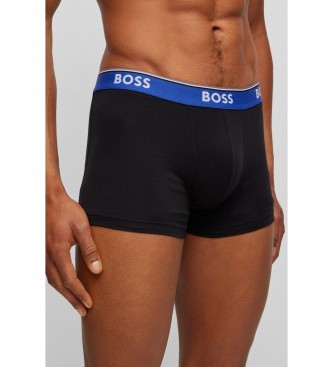 BOSS Frpackning med 3 svarta boxershorts