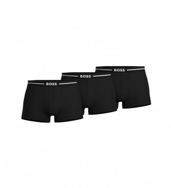BOSS Set van 3 zwarte boxers
