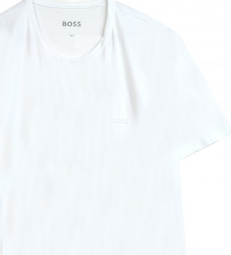 BOSS Pacote de duas T-shirts de Conforto brancas