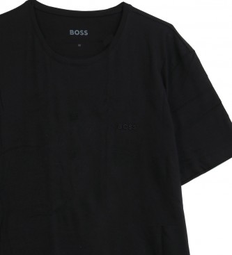 BOSS Lot de deux T-shirts Comfort noirs