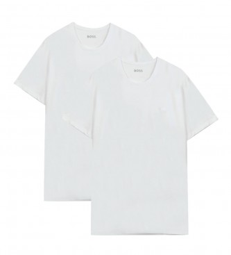 BOSS Pack de dos camisetas interiores blanco