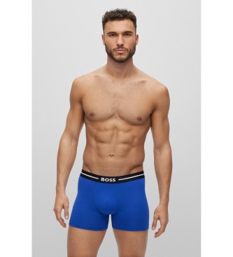 BOSS Pack 3 Boxershorts Bold schwarz, blau