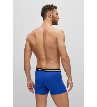 BOSS Pack 3 Boxershorts Bold schwarz, blau