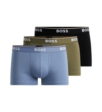 BOSS Set di 3 Power Boxer multicolori