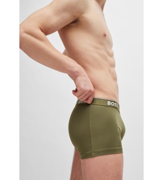 BOSS Set di 3 Power Boxer multicolori