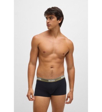 BOSS Set di 3 Power Boxer multicolori