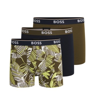 BOSS 3er-Set mehrfarbiger Logo-Boxershorts