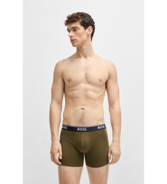 BOSS 3er-Set mehrfarbiger Logo-Boxershorts