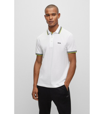 BOSS Polo Paddy blanco