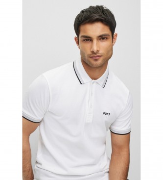 BOSS Polo Paddy blanc