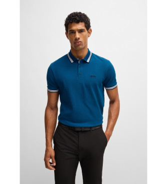 BOSS Polo Paddy azul