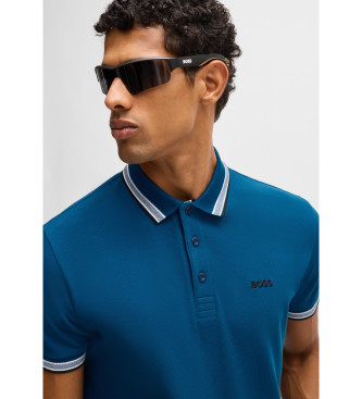 BOSS Polo Paddy azul