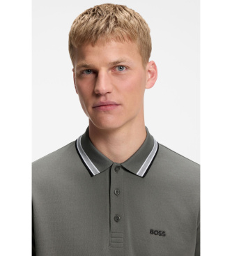 BOSS Polo Paddy gris