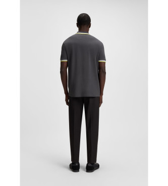 BOSS Paddy grijs poloshirt