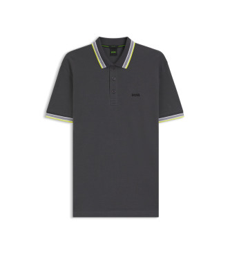 BOSS Paddy grijs poloshirt